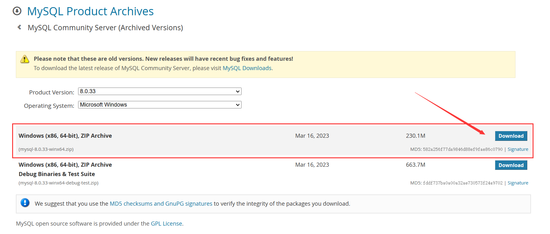 mysql_download